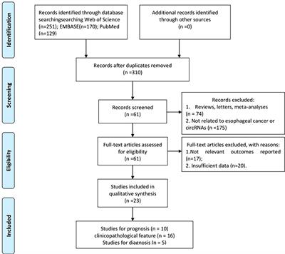 Prognostic and diagnostic value of circRNA expression in prostate cancer: A systematic review and meta-analysis